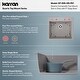 preview thumbnail 56 of 59, Karran Top Mount 25 in. Single Bowl Quartz Kitchen Sink Kit