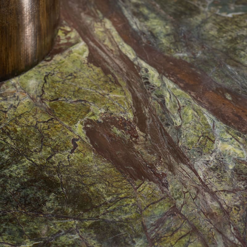 SAFAVIEH Couture Adriano 12-inch Marble Accent Table - 12"W x 12"D x 18"H