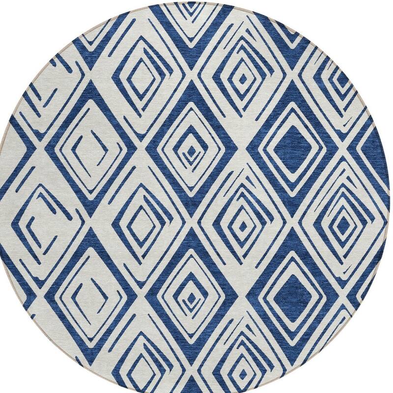 HomeRoots Geometric Transitional Rectangle Outdoor Rug