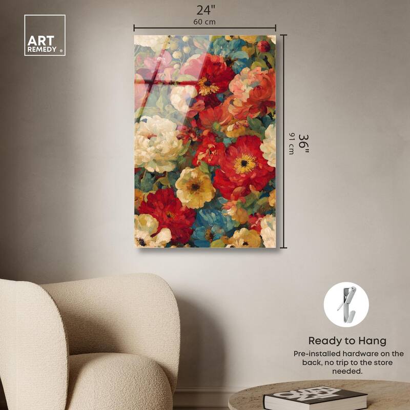 Garden Tapestries II Acrylic by Art Remedy, Ready to Hang