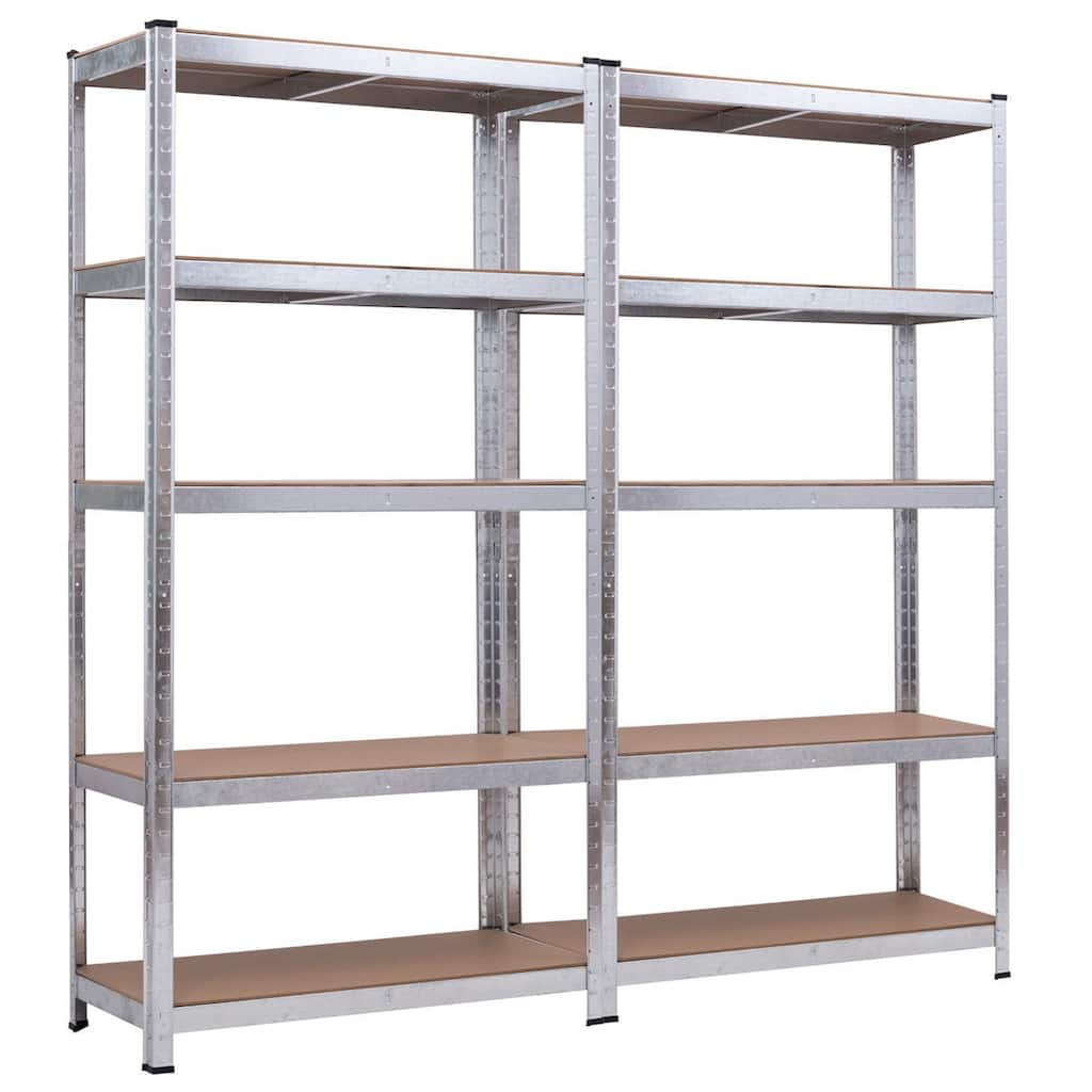 Costway 71'' Heavy Duty Storage Shelf Steel Metal Garage Rack 5 Level - 35.5''x 15.76''x 71''(L x W x H)