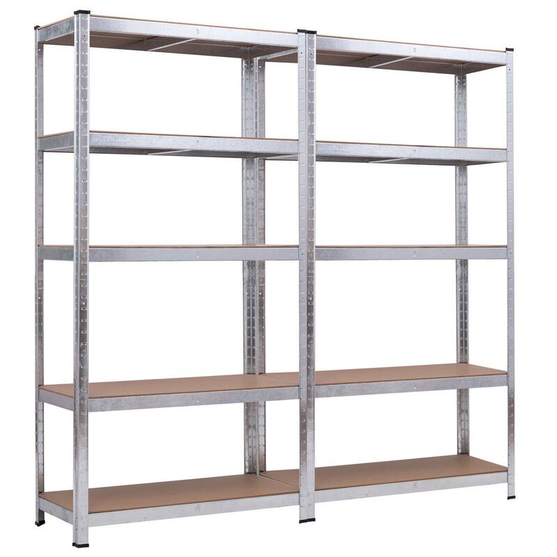 Costway 71'' Heavy Duty Storage Shelf Steel Metal Garage Rack 5 Level - 1 pc