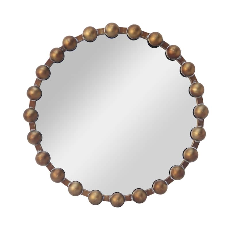 24.75'' Round Mirror with Metal Spherical Frame