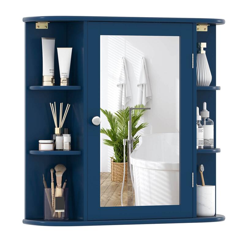 Costway Multipurpose Wall Surface Bathroom Storage Medicine Cabinet