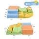 preview thumbnail 5 of 4, Foam Soft Climb and Crawl Foam Playset 6 in 1, Kids Climbing Indoor Active Play Structure Colorful - Multicolor