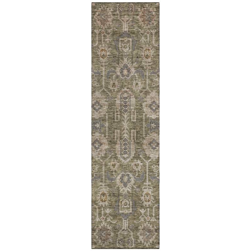 Machine Washable Indoor/ Outdoor Chantille Boho Rug