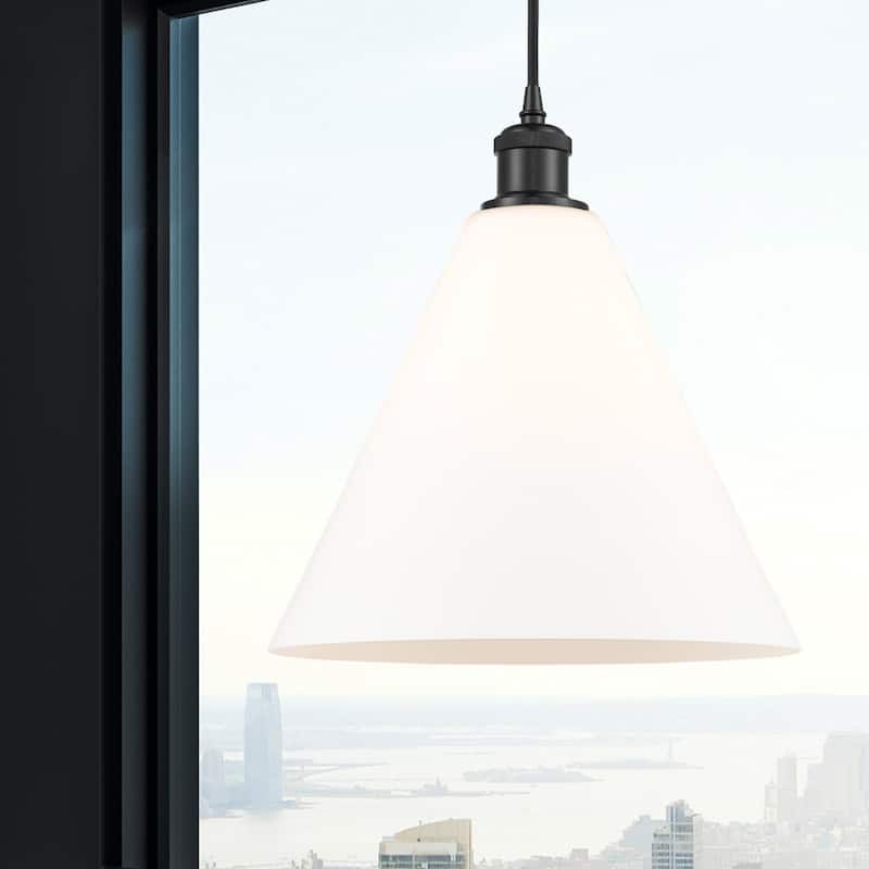 Innovations Lighting 516-1P-15-12 Berkshire Pendant Berkshire 12" Wide