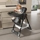 preview thumbnail 2 of 27, Portable Adjustable Baby High Chair, Infant Feeding Seat with Safety Belt, Silent Lockable Wheels & Easy-Clean, 0-6 Years