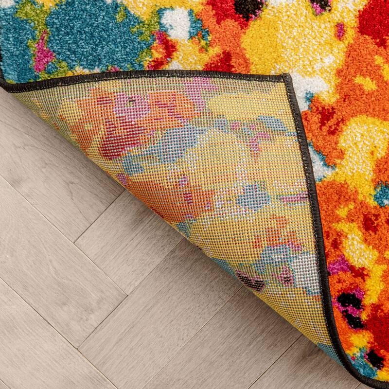 Well Woven Viva Partridge Abstract Area Rug