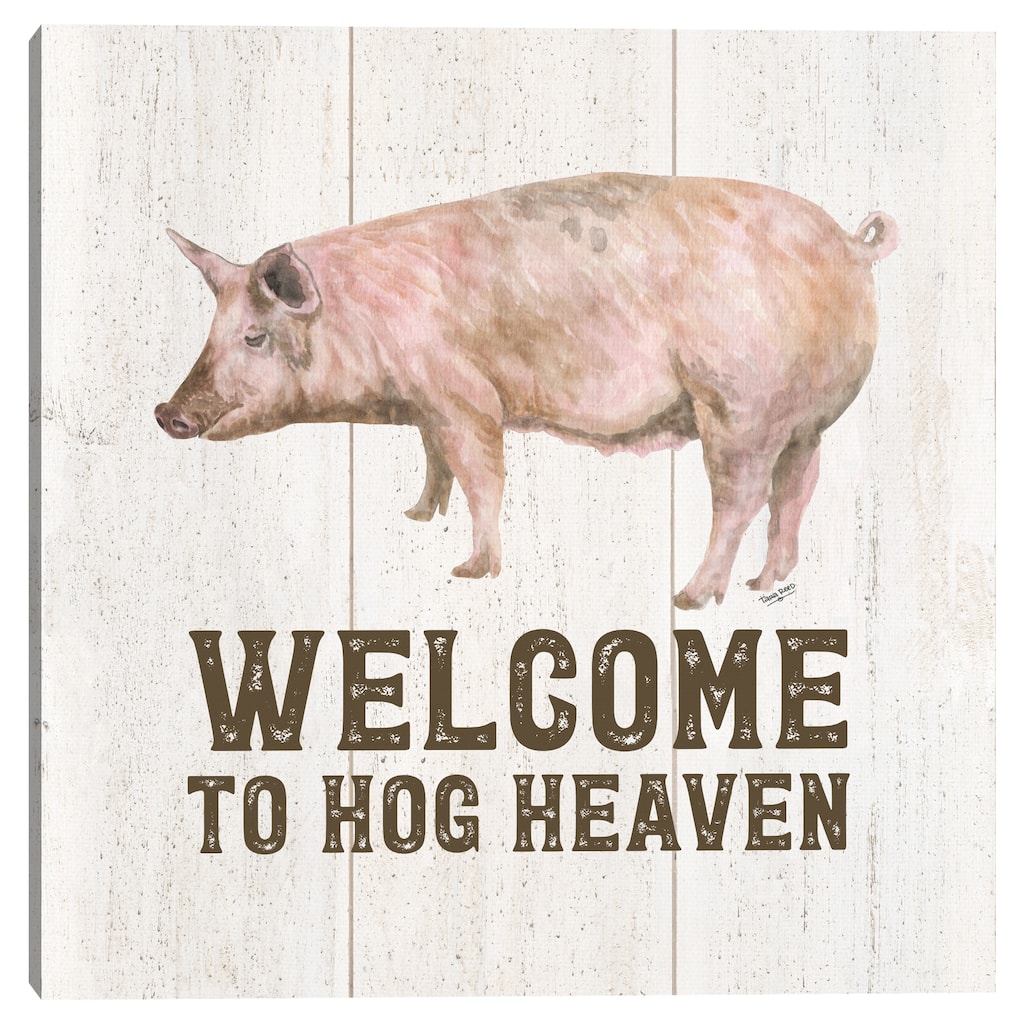 Hog Heaven by Tara Reed Canvas Art Print