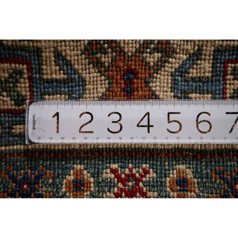 Oriental Red Kazak Accent Rug Hand-Knotted Wool Carpet - 3'0" x 5'1"