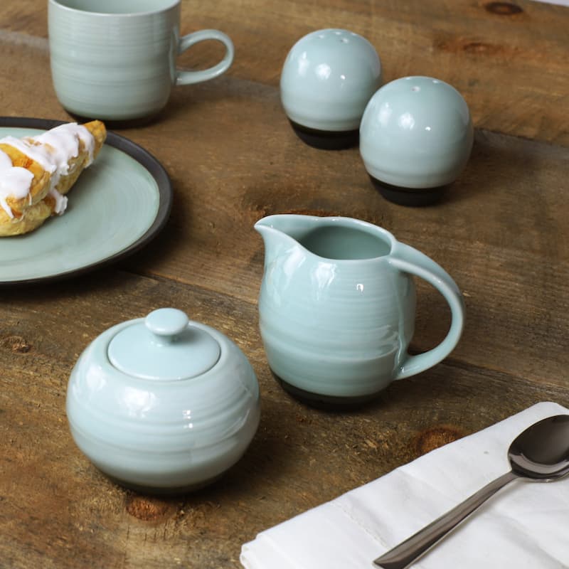 Euro Ceramica Diana 4 Piece Breakfast & Table Set - Salt / Pepper / Cream / Sugar