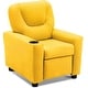 preview thumbnail 6 of 45, Mcombo Kids Recliner Chair Armrest Sofa for Toddlers Faux Leather Yellow