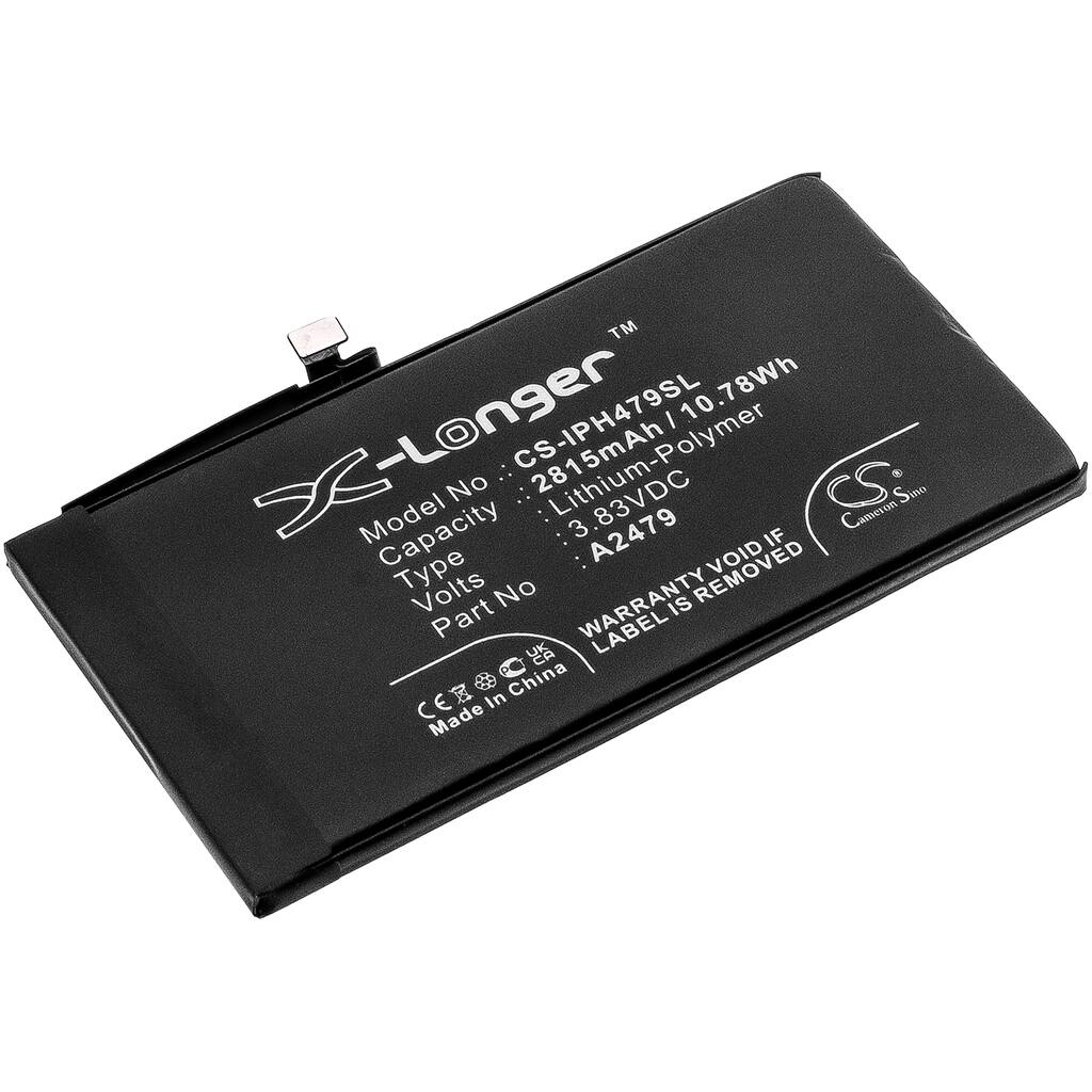 Battery for Apple iPhone 12 Max Pro A2431 A2479 A2471 CS-IPH479SL 3.83v 2815mAh - Black