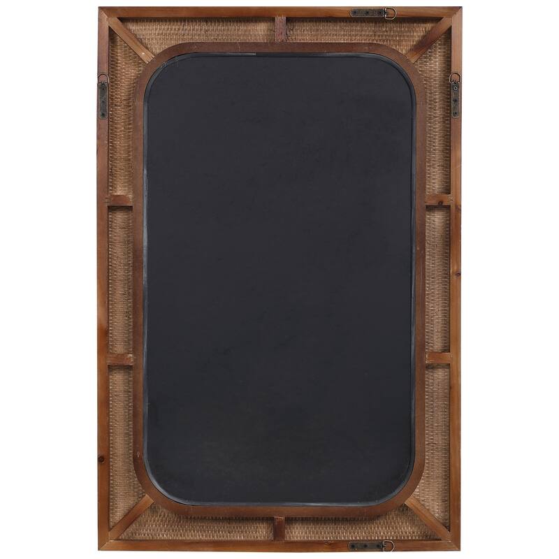 Uttermost Tahiti Rattan Mirror