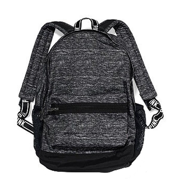 victoria secret pink backpack grey