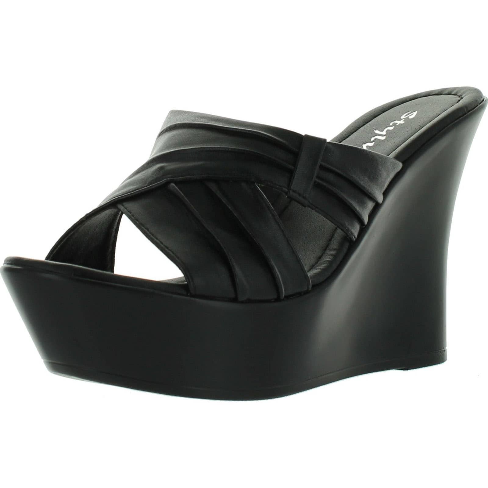 slip on wedge mules