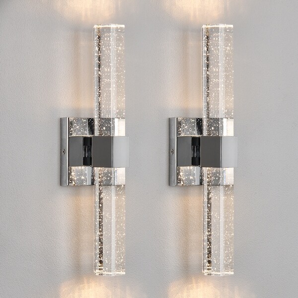Modern LED Wall Sconce Bathroom Vanity Light Fixtures Crystal On Sale Bed Bath Beyond 36992411