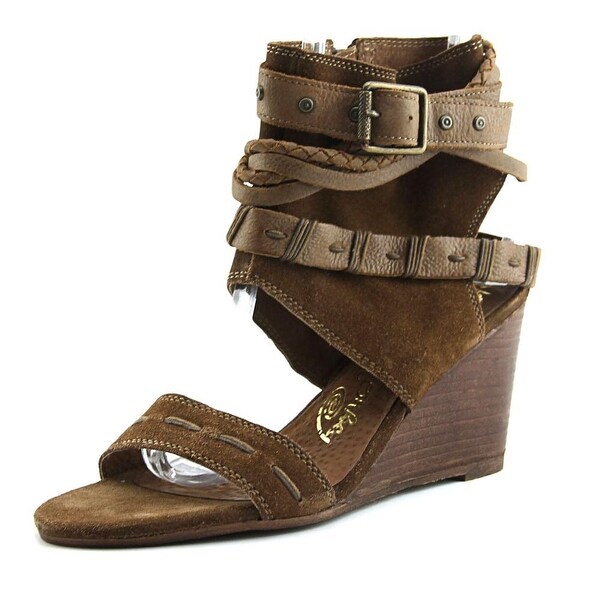 naughty monkey cowhide sandals