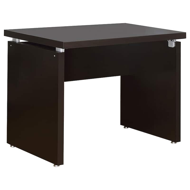 Skylar 2-Piece Home Office Desk Set With File Cabinet Cappuccino