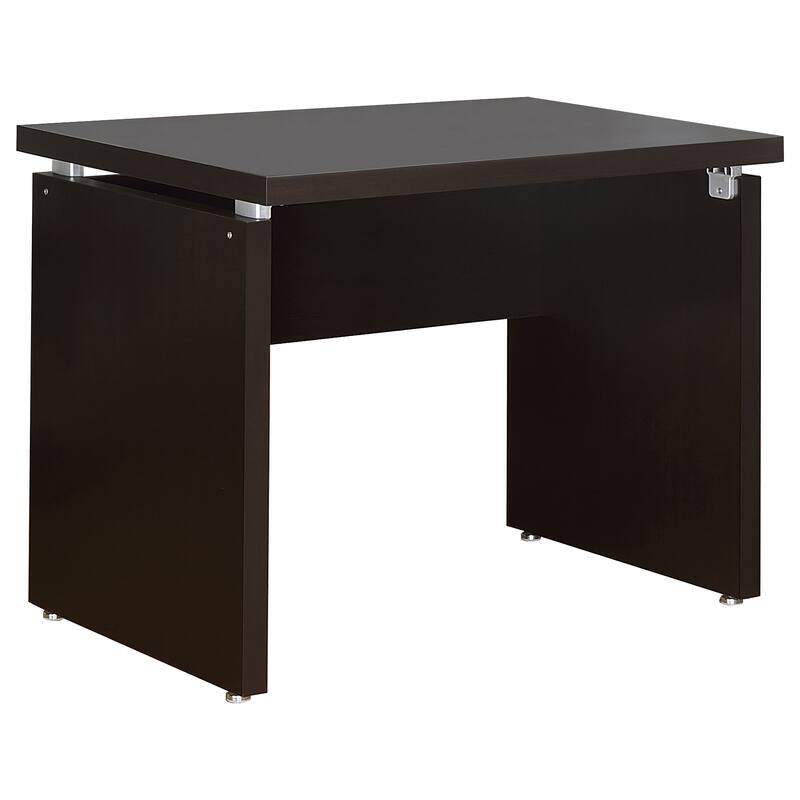 Ulloa Cappuccino L-Shape Desk with Mobile File Cabinet