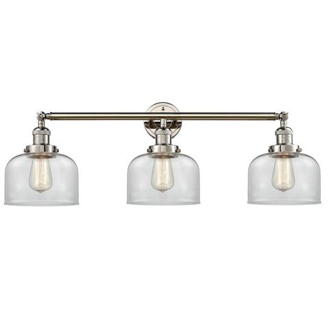 Innovations Lighting Large Bell 3 Light 32" Wide Bathroom Vanity Light