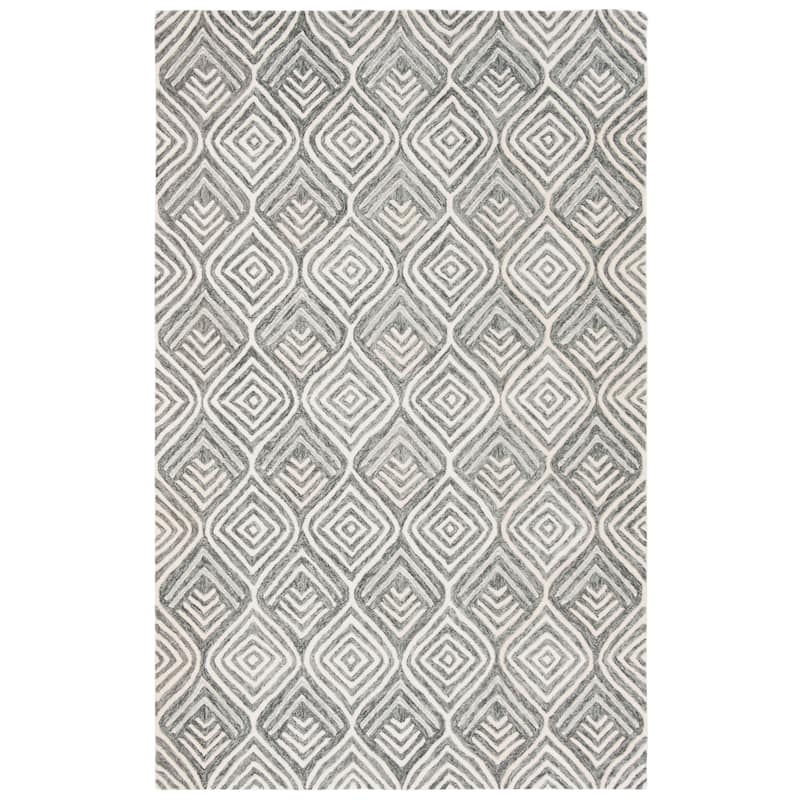 SAFAVIEH Handmade Blossom Atiye Modern Floral Wool Rug