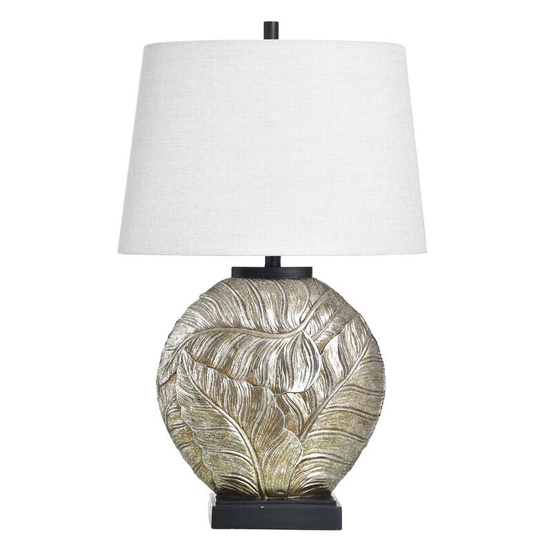 StyleCraft Poly Table Lamp - Pozega Silver - Pozega Silver, Light Grey