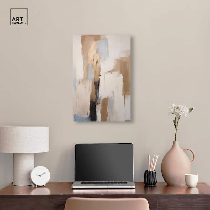 Sandstone Stillness I Canvas by Art Remedy, Gallery Wrapped