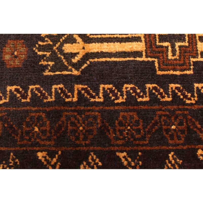 ECARPETGALLERY Hand-knotted Teimani Light Brown Wool Rug - 2'10 x 4'9