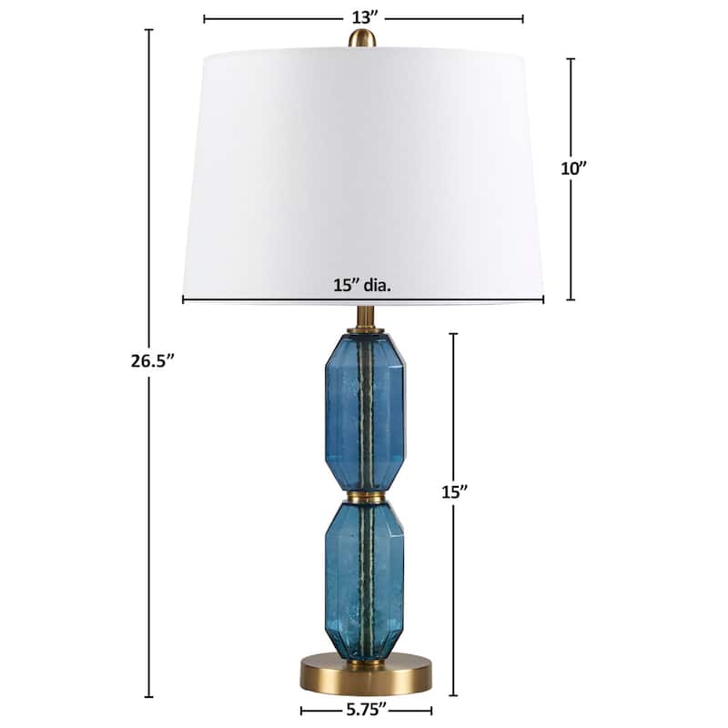 510 Design Zirconia Faceted Glass Table Lamp - N/A