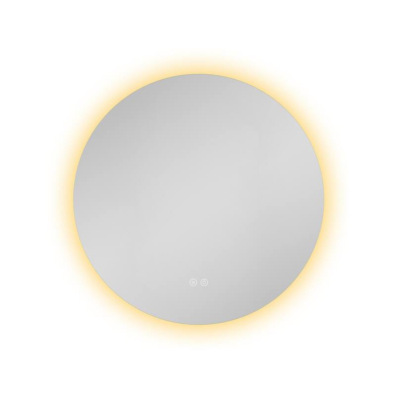 24 inch Mirror Hangs Black Metal Framed Bathroom Mirror