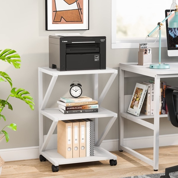 Rolling hot sale printer table
