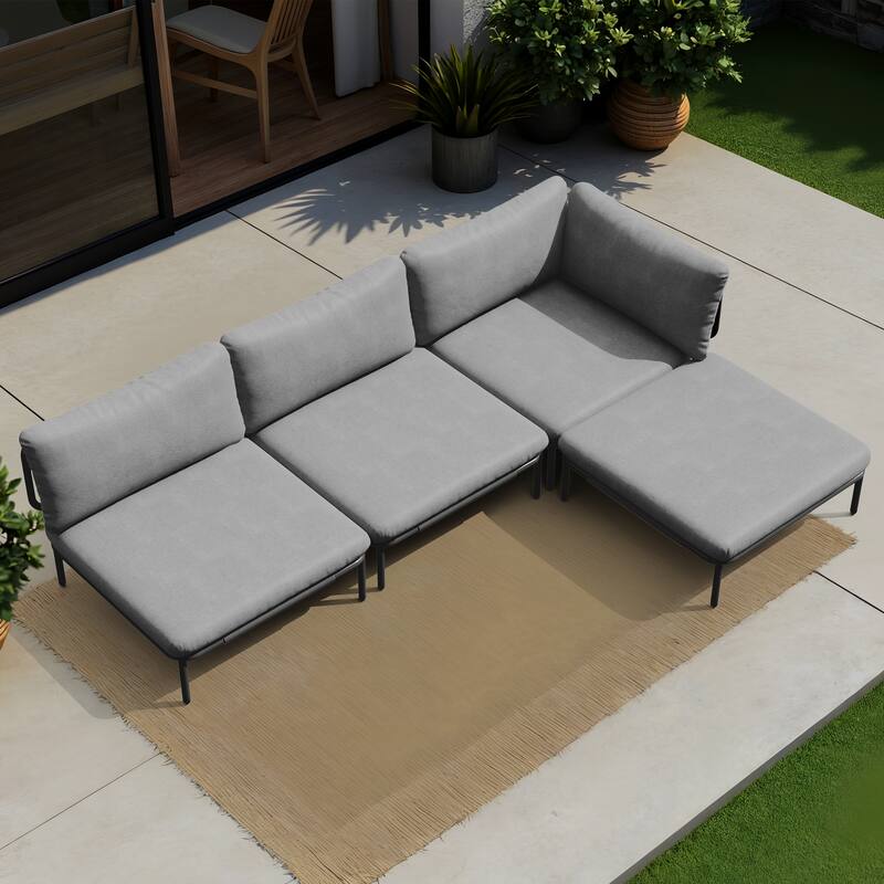 Free Combination Outdoor Patio Sofa DIY Cushion Sectional Furniture
