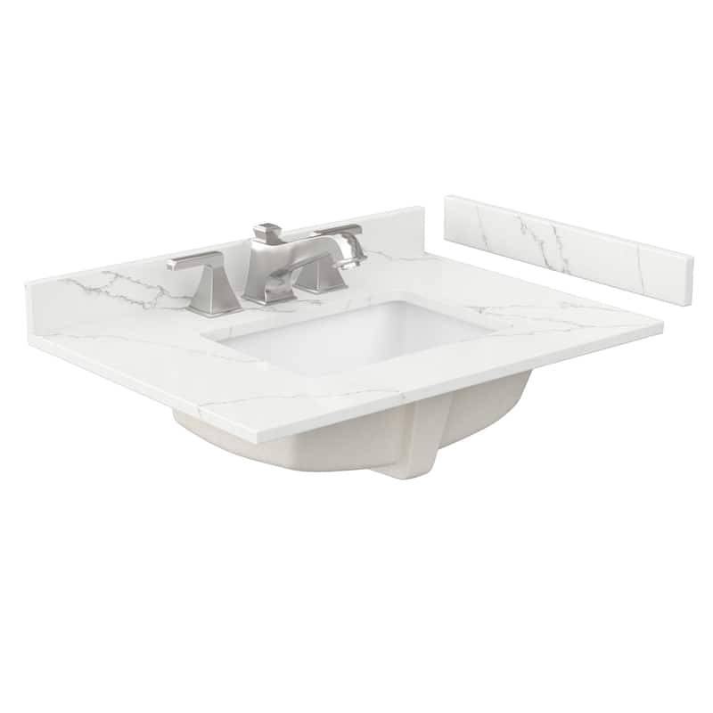 Deborah 30-inch Single Vanity, Quartz Top