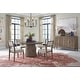 preview thumbnail 9 of 8, Magnussen Home Kavanaugh Weathered Kona Brown Upholstered Side Chair Two Pack - 20''W x 22.5''D x 36''H