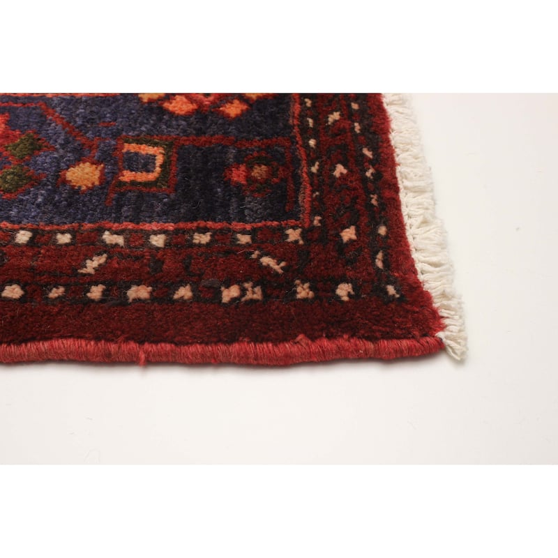 ECARPETGALLERY Hand-knotted Andelz Red Wool Rug - 4'6 x 9'6