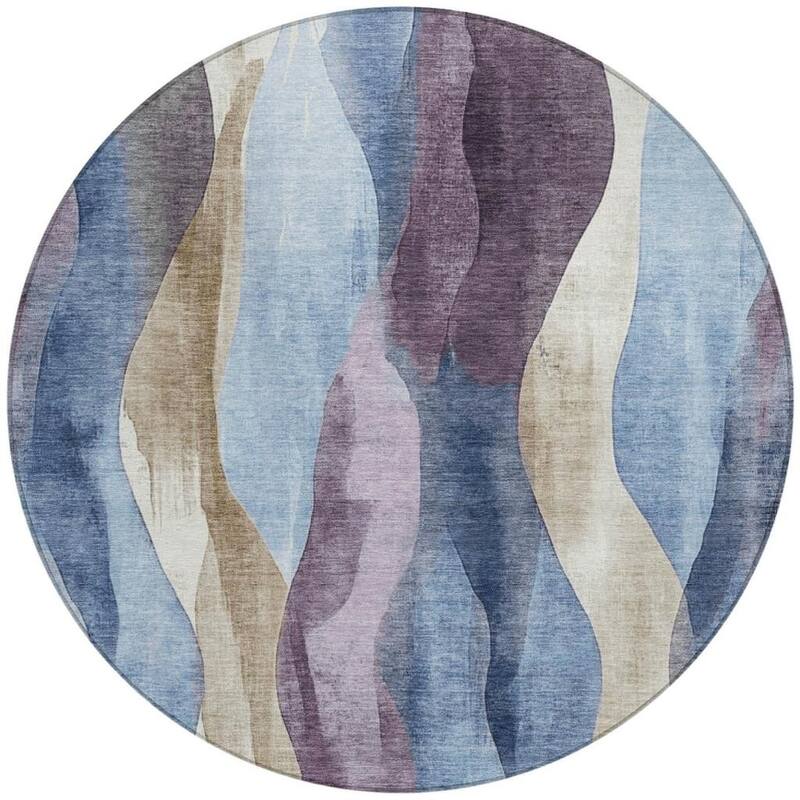 HomeRoots Abstract Transitional Rectangle Outdoor Rug