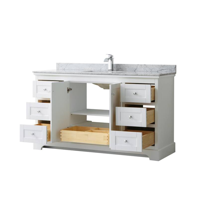 Wyndham Collection Avery 60" Free Standing Single Basin Vanity Set