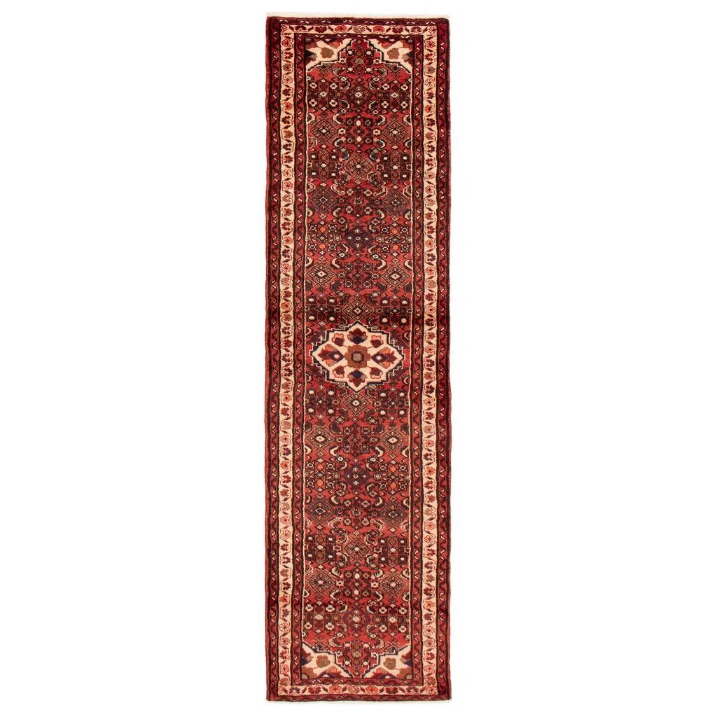 ECARPETGALLERY Hand-knotted Andelz Red Wool Rug - 2'6 x 9'6