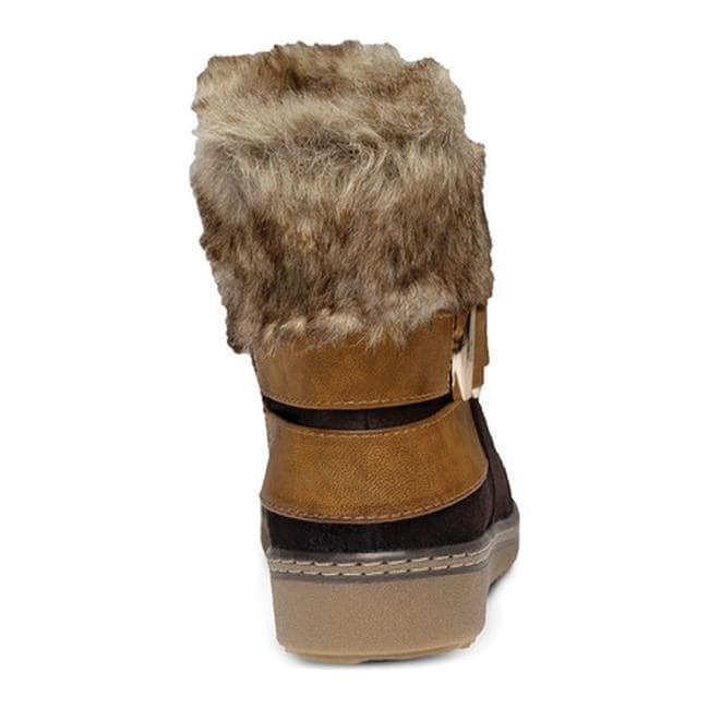 Popsicle Ankle Boot Dark Brown Suede 