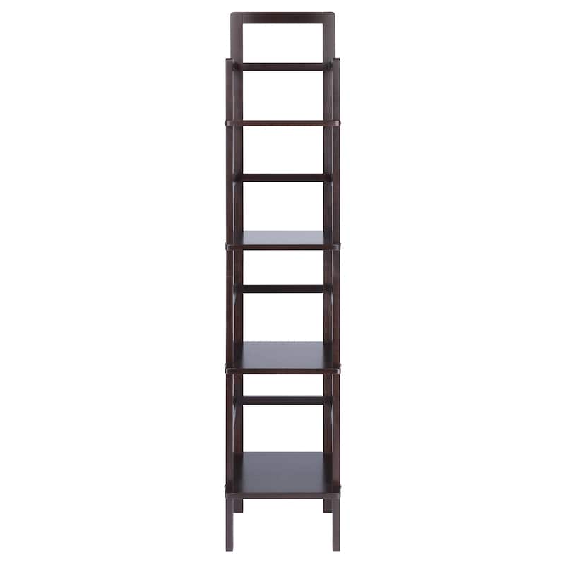 Aiden Baker's Rack, Narrow, Coffee - 14.72 x 13.86 x 70.71 inches