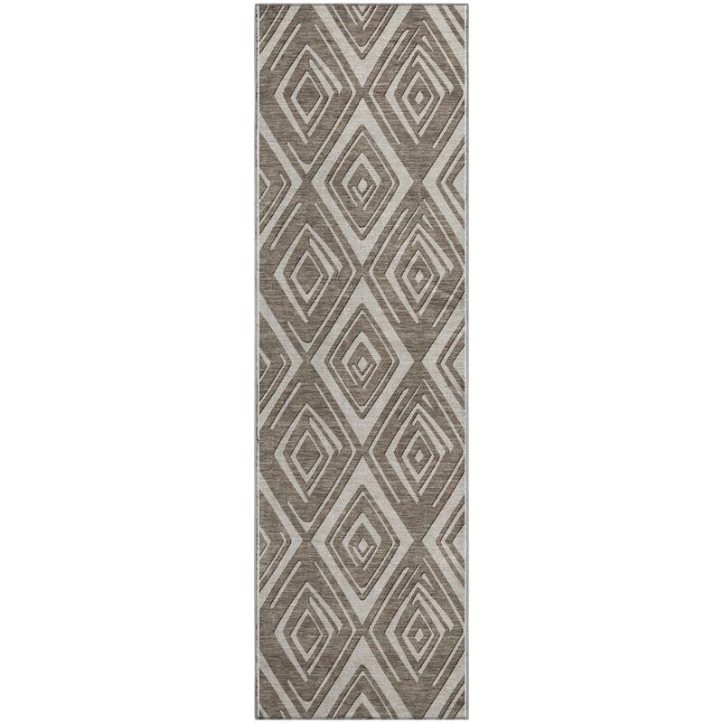Premium Washable Super Soft Diamond Cascade Mayfield Rug