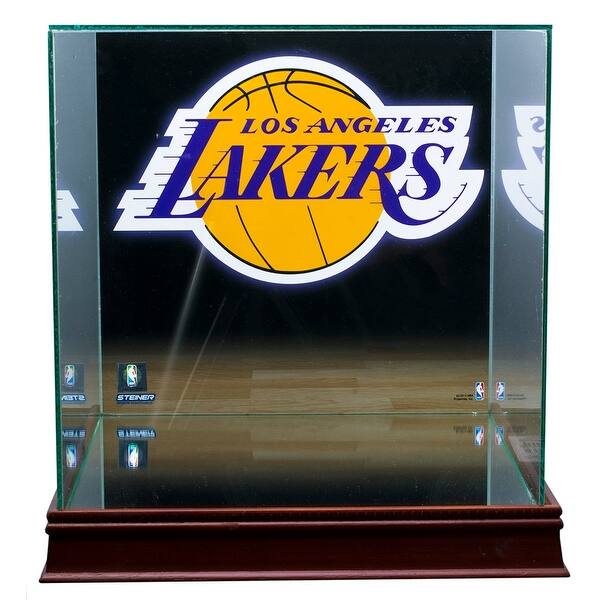 Shop Los Angeles Lakers Full Size Basketball Glass Display Case