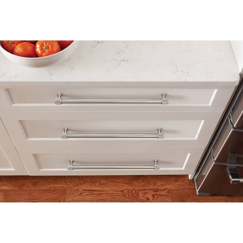 Amerock BP37809 Farewind 12-5/8" Center to Center Fluted Bar Cabinet