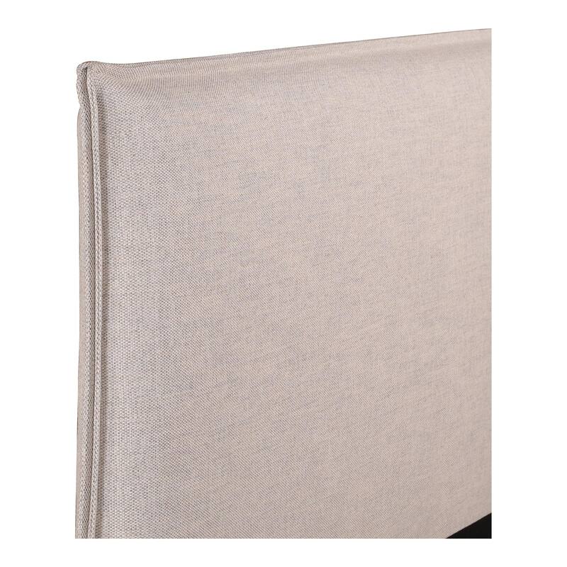 King Bed Modern Design Solid Wood Haven Light Grey Bedroom Furniture