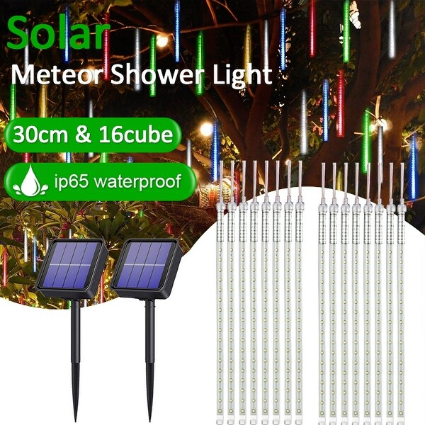 144 LED Solar Meteor Shower Lights 100 LED String Light 30 LED String Ball Light 