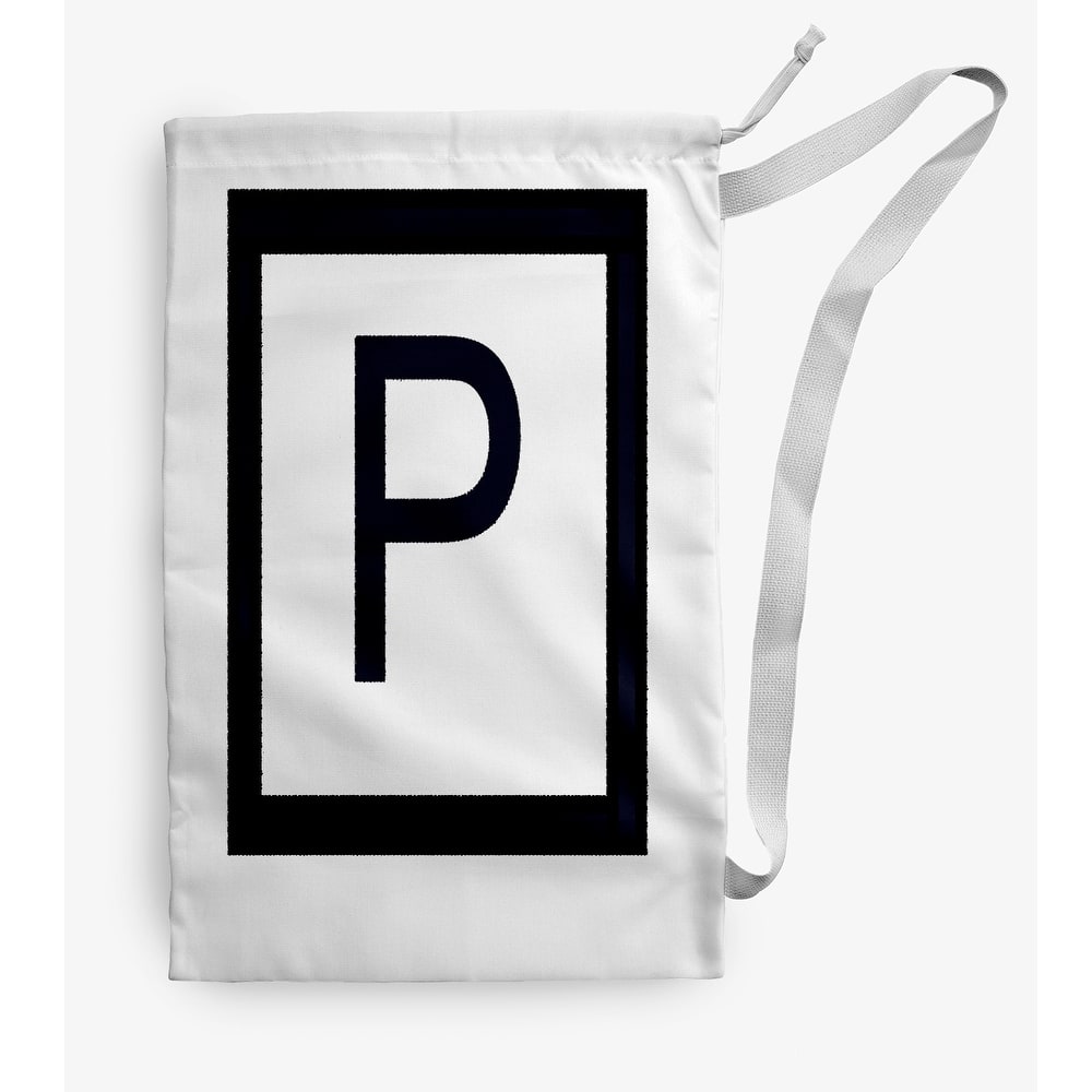 Modern Monogram Laundry Bag - 18" x 29"