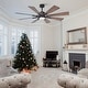 preview thumbnail 23 of 46, Parrot Uncle 60" Farmhouse Integrated LED Windmill Ceiling Fan with Light and Remote