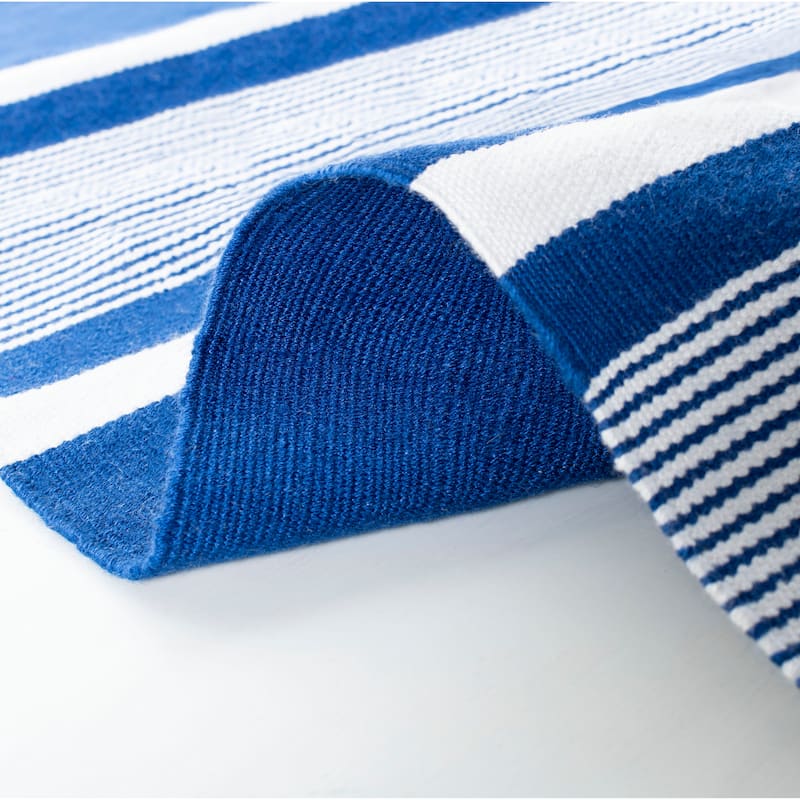 Lauren Ralph Lauren Hanover Stripe Nautical & Coastal Polyester Rug
